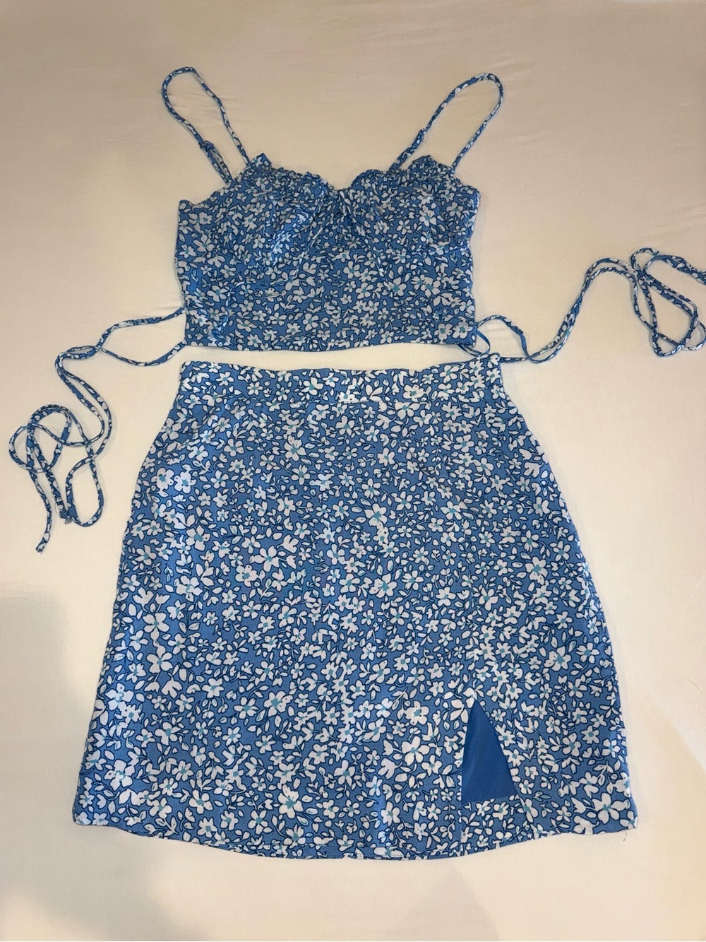 Skylar + Madison Blue Floral Two-Piece Set